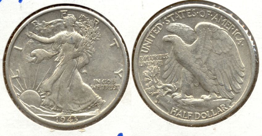 1943-S Walking Liberty Half Dollar AU-50 e