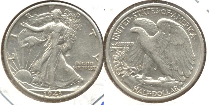 1943-S Walking Liberty Half Dollar AU-50 g