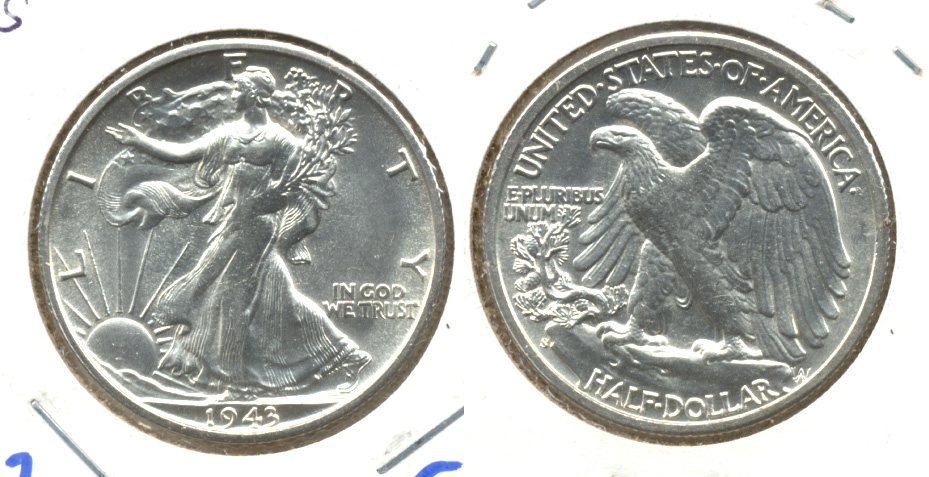 1943-S Walking Liberty Half Dollar MS-63