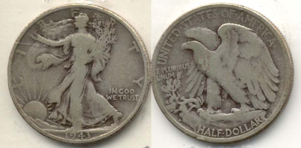 1943-S Walking Liberty Half Dollar VG-8