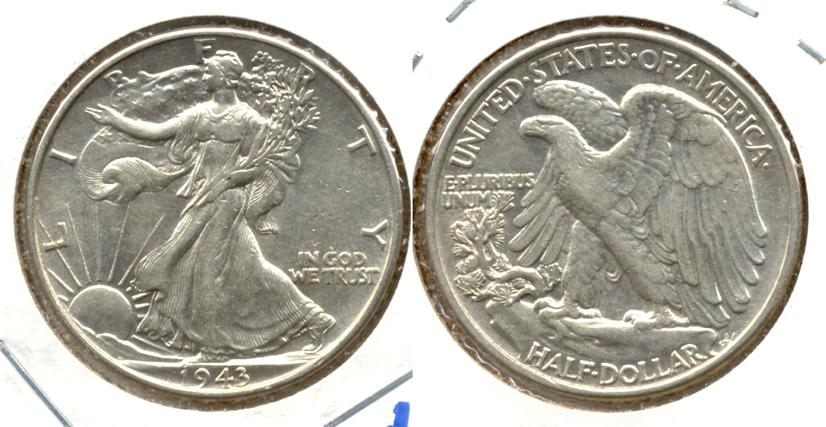 1943 Walking Liberty Half Dollar AU-50 i