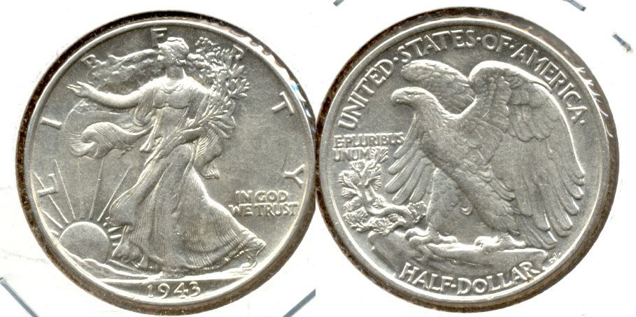 1943 Walking Liberty Half Dollar AU-50 s