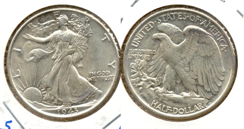 1943 Walking Liberty Half Dollar AU-53