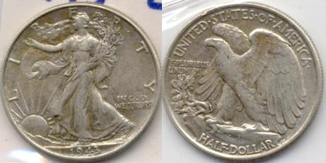 1943 Walking Liberty Half Dollar EF-40
