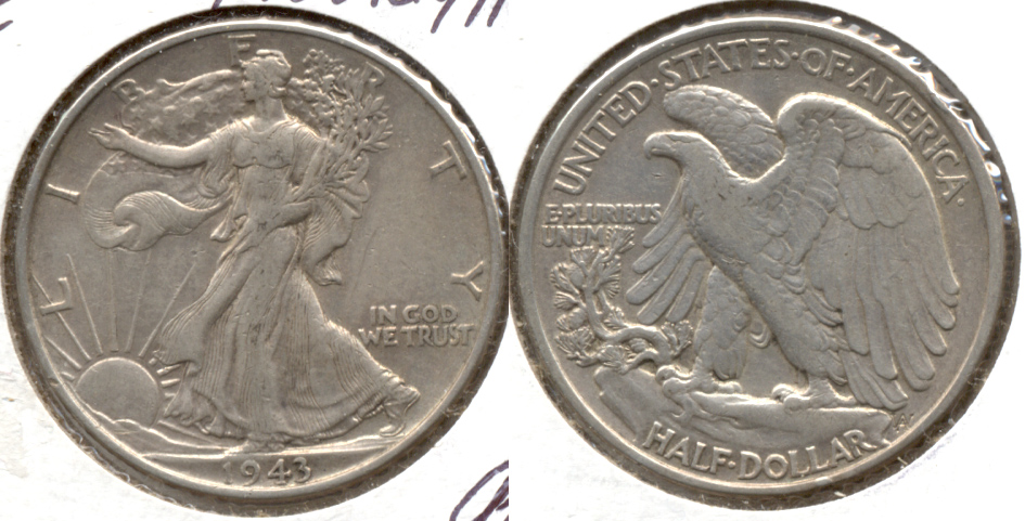 1943 Walking Liberty Half Dollar EF-40 c