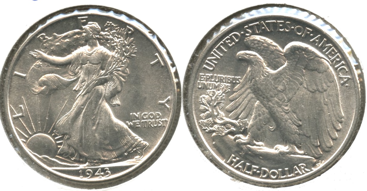 1943 Walking Liberty Half Dollar MS-63 #g