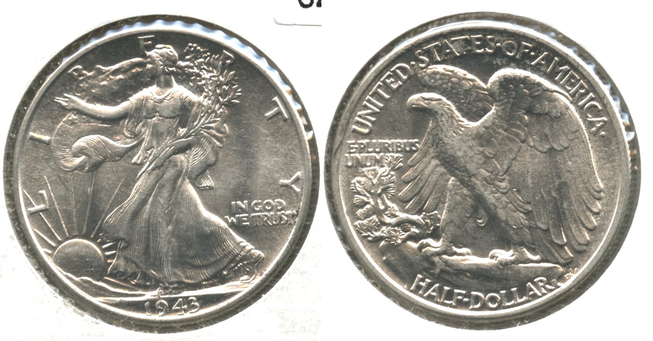 1943 Walking Liberty Half Dollar MS-63 #i