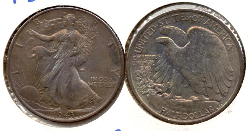 1943 Walking Liberty Half Dollar MS-64 a