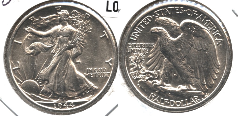 1944-D Walking Liberty Half Dollar AU-55 a