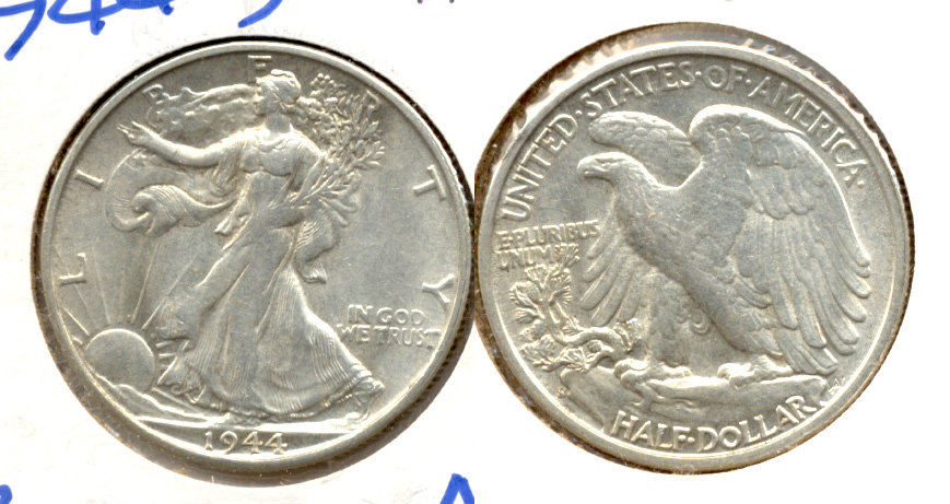 1944-S Walking Liberty Half Dollar AU-50 a