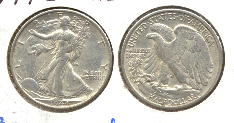 1944-S Walking Liberty Half Dollar AU-50 b