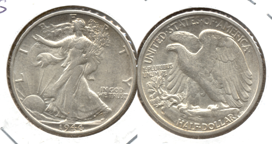 1944-S Walking Liberty Half Dollar AU-50 d