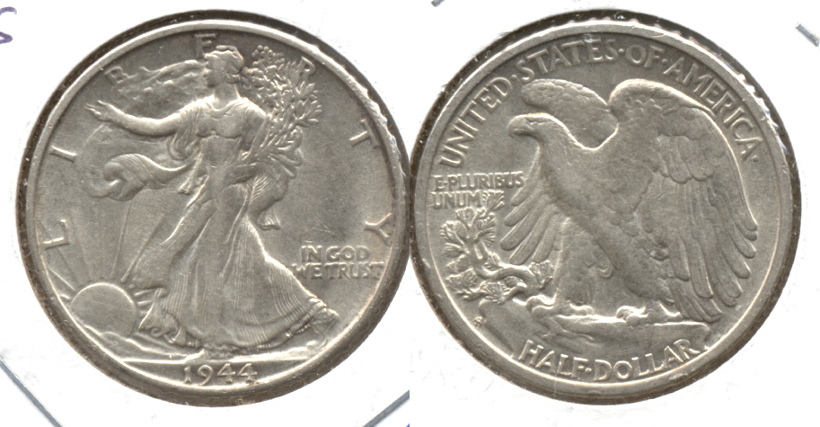 1944-S Walking Liberty Half Dollar AU-50 h