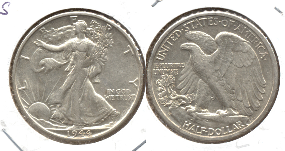 1944-S Walking Liberty Half Dollar AU-50 j