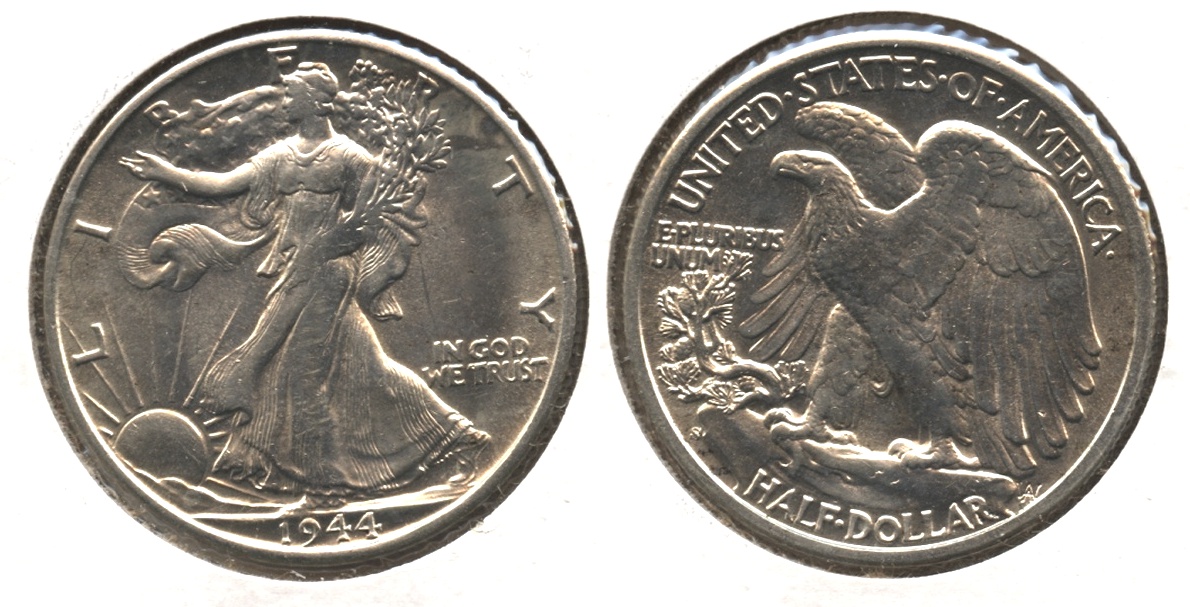 1944-S Walking Liberty Half Dollar MS-60