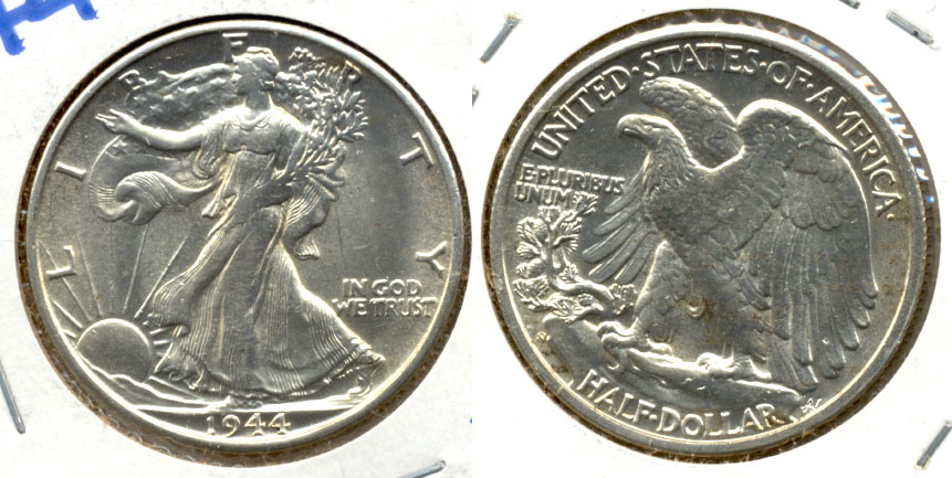 1944-S Walking Liberty Half Dollar MS-60 d