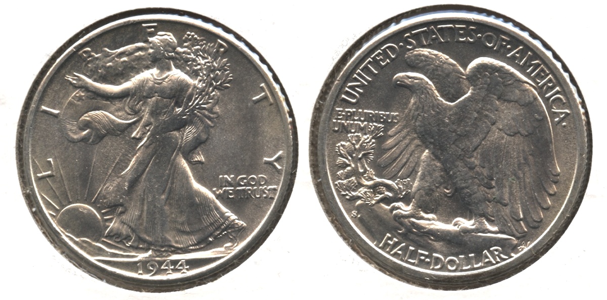 1944-S Walking Liberty Half Dollar MS-64