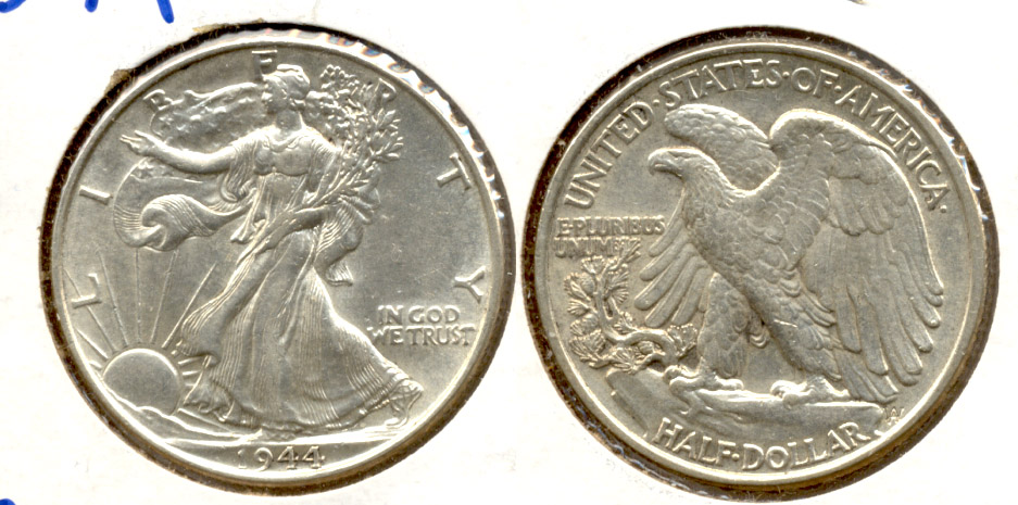1944 Walking Liberty Half Dollar AU-50 h