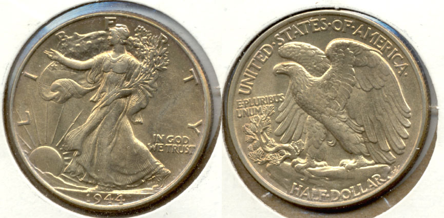 1944 Walking Liberty Half Dollar AU-55 c
