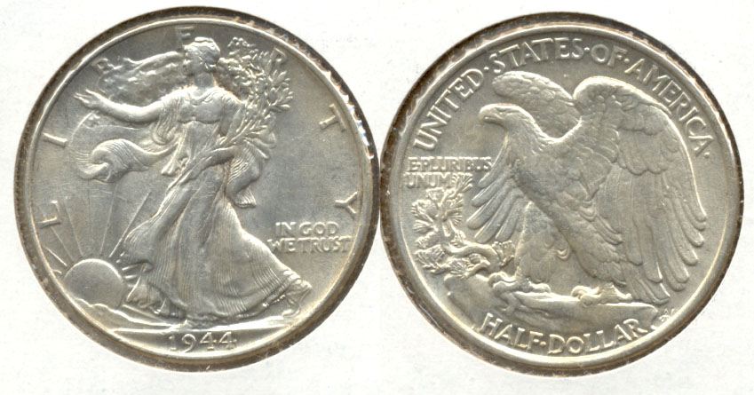 1944 Walking Liberty Half Dollar AU-55 i