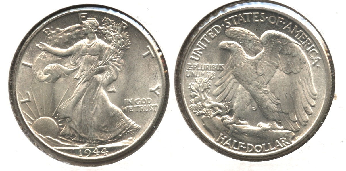 1944 Walking Liberty Half Dollar AU-58 #d