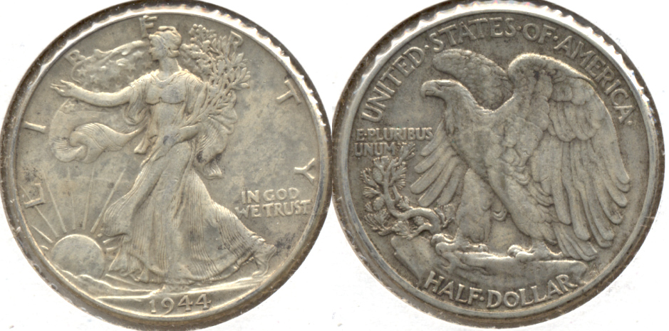 1944 Walking Liberty Half Dollar EF-40 d