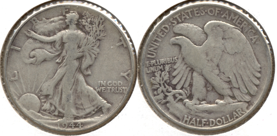 1944 Walking Liberty Half Dollar Fine-12
