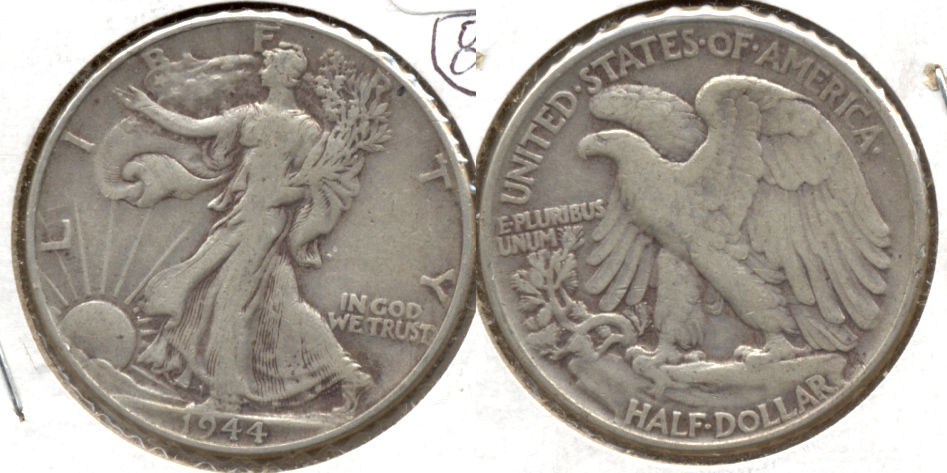 1944 Walking Liberty Half Dollar Fine-12 a