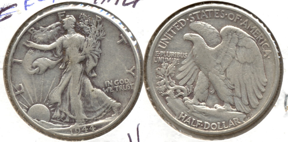 1944 Walking Liberty Half Dollar Fine-15