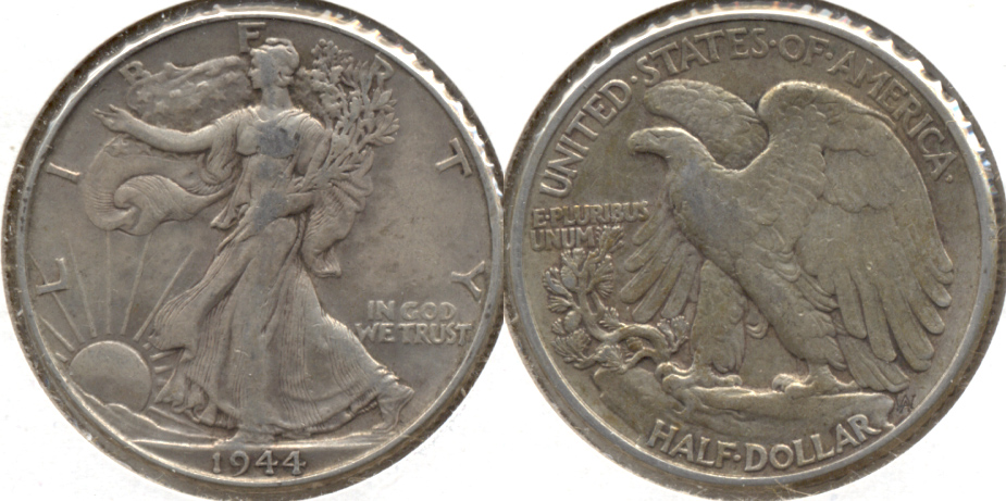 1944 Walking Liberty Half Dollar VF-20 c