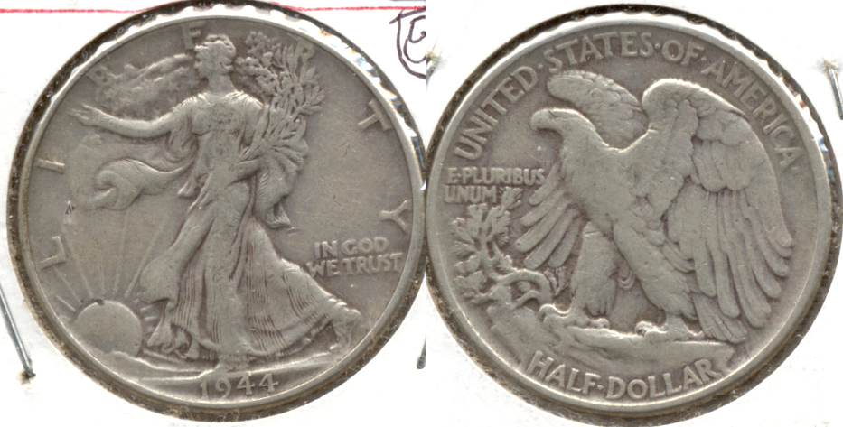 1944 Walking Liberty Half Dollar VF-20 d