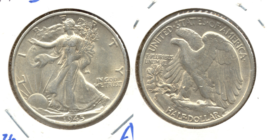 1945-S Walking Liberty Half Dollar AU-53 d