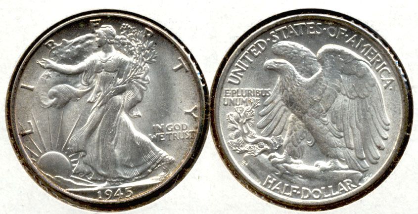 1945-S Walking Liberty Half Dollar MS-63 a