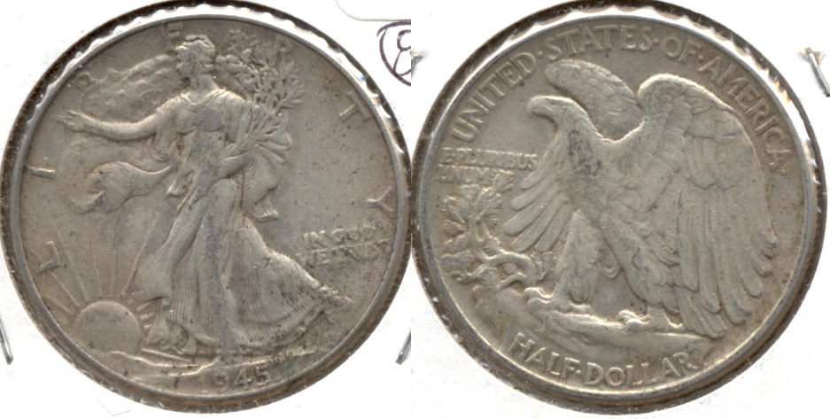 1945 Walking Liberty Half Dollar EF-40 c