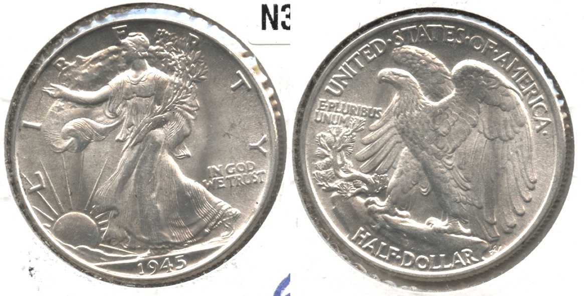 1945 Walking Liberty Half Dollar MS-63 #i