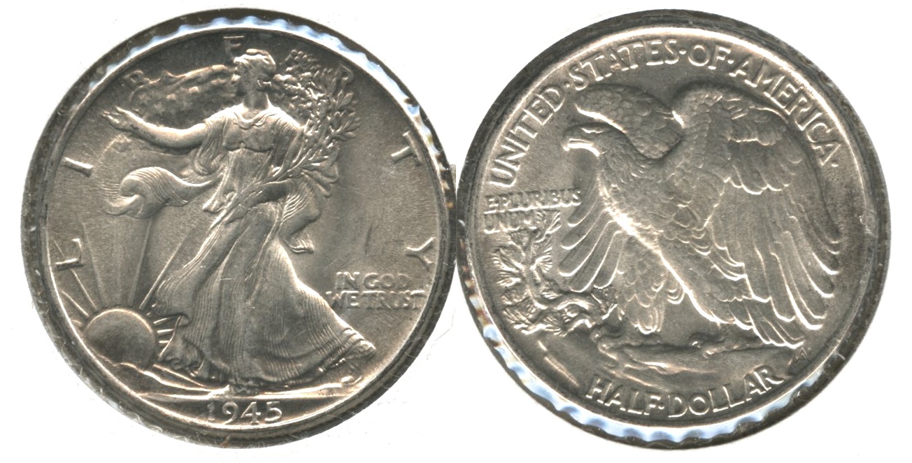 1945 Walking Liberty Half Dollar MS-63 #n