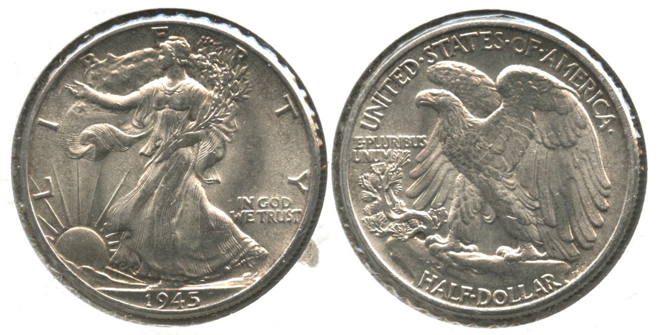 1945 Walking Liberty Half Dollar MS-63 #p