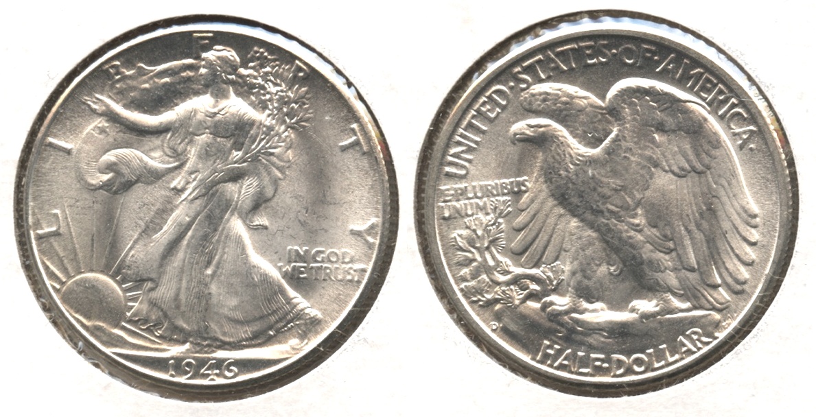 1946-D Walking Liberty Half Dollar MS-63