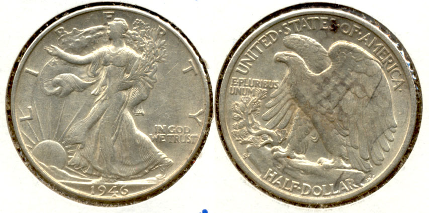 1946-S Walking Liberty Half Dollar AU-50