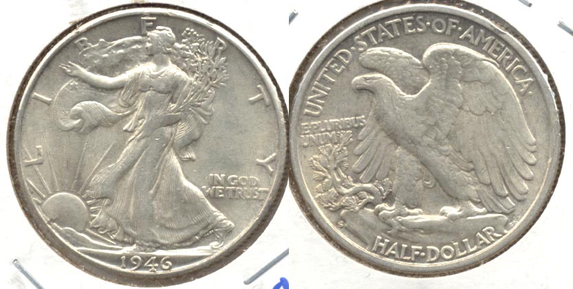 1946-S Walking Liberty Half Dollar AU-50 c