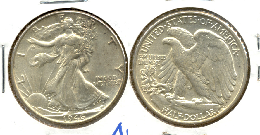 1946 Walking Liberty Half Dollar AU-53