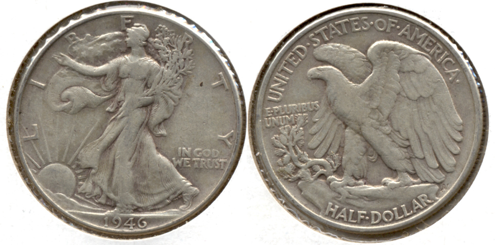 1946 Walking Liberty Half Dollar EF-40