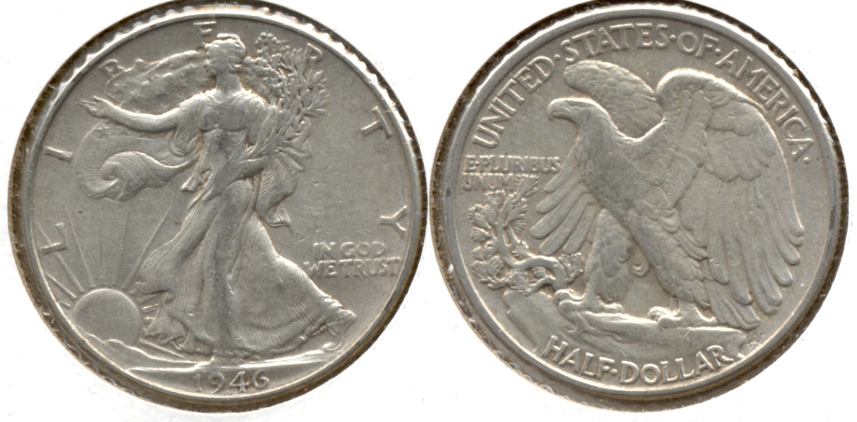 1946 Walking Liberty Half Dollar EF-40 a