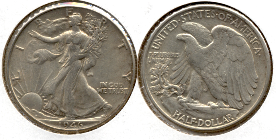 1946 Walking Liberty Half Dollar EF-40 e