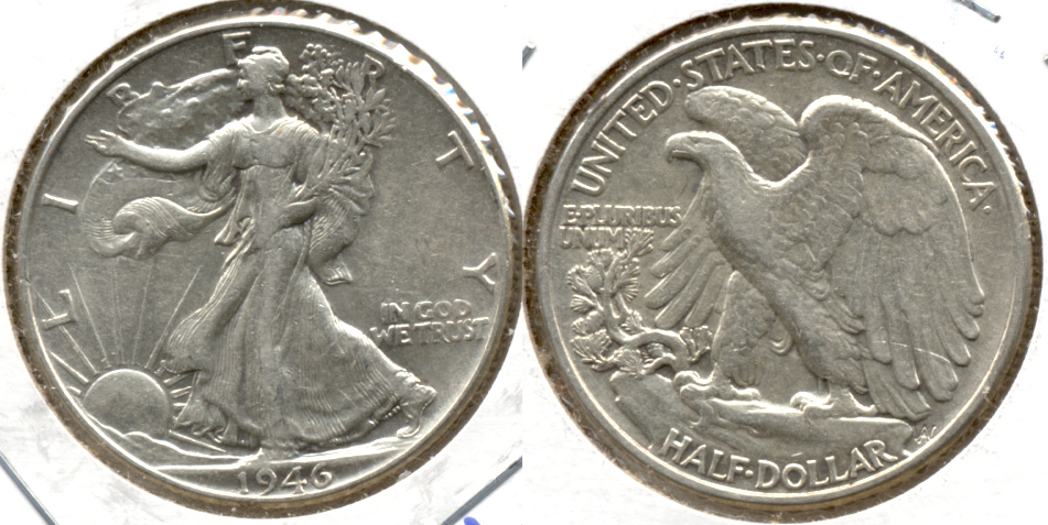 1946 Walking Liberty Half Dollar EF-45