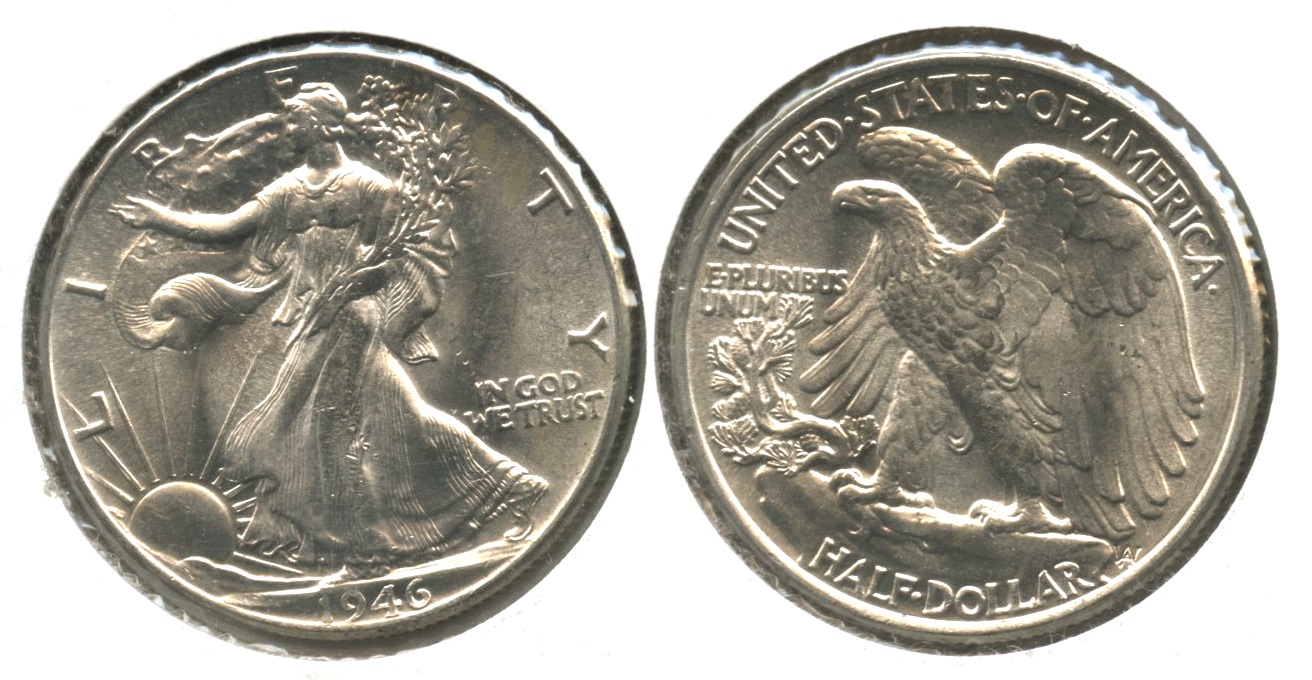 1946 Walking Liberty Half Dollar MS-63 #g