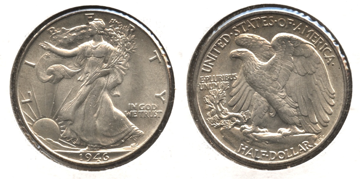 1946 Walking Liberty Half Dollar MS-64 #c