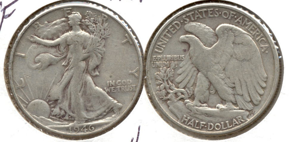 1946 Walking Liberty Half Dollar VF-20 a