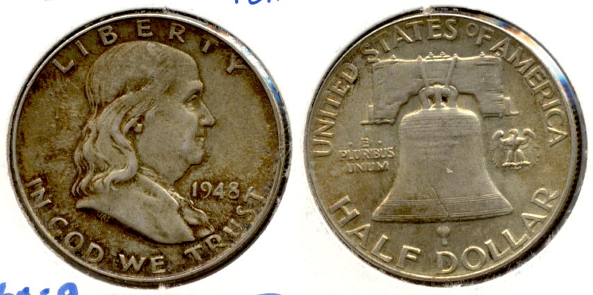 1948 Franklin Half Dollar MS-60 a
