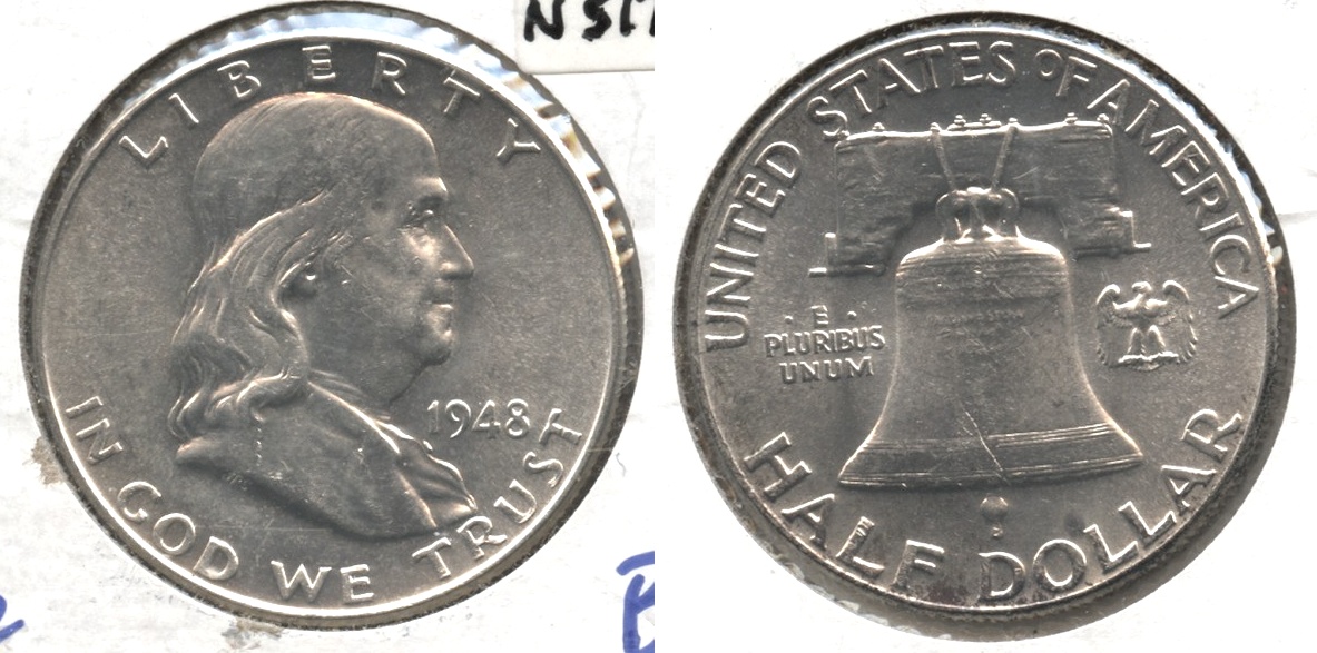 1948 Franklin Half Dollar MS-60 #g